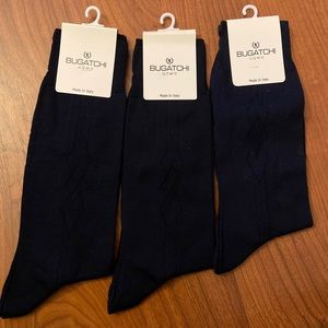 SOLD NWT Bugatchi Men’s Dress Socks - 3 pack